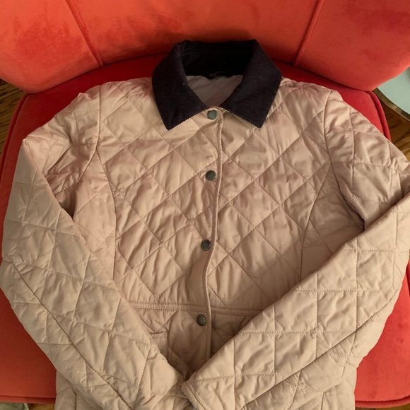 Barbour Jackets & Coats Barbour Deveron Quilted Jacket Pale Pink